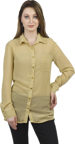Anasazi Women's Solid Casual Shirt