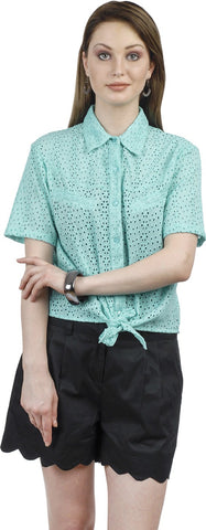 Anasazi Women's Solid Casual Shirt