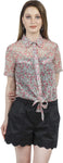 Anasazi Women's Floral Print Casual Shirt