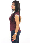 Aussehen Women's Solid Casual Shirt