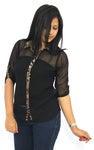 Aussehen Women's Solid Casual Shirt
