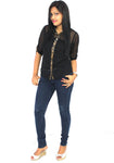 Aussehen Women's Solid Casual Shirt