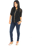 Aussehen Women's Solid Casual Shirt