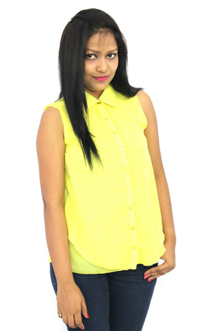 Aussehen Women's Solid Casual Shirt