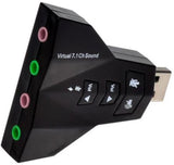 Iconnect World 3D Dual 7.1 Virtual Channel Audio Adapter USB Sound Card