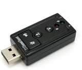 Iconnect World Premium Quality 7.1 Channel External Audio Adapter With Mic USB Sound Card