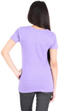 Avarnas Solid Women's V-neck T-Shirt