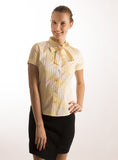 Bombay High Women's Striped Formal Shirt