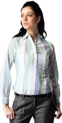 Bombay High Women's Striped Casual Shirt