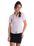 Bombay High Women's Striped Formal Shirt