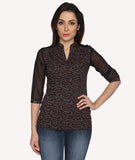 Bombay High Women's Floral Print Casual Shirt