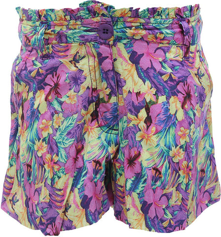 UFO Printed Girl's Basic Shorts