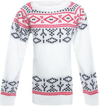 UFO Self Design Round Neck Casual Girl's Sweater