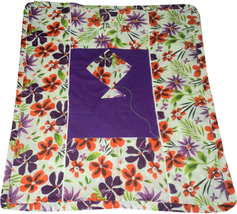 Amita Home Furnishing Cotton Floral Single Bedsheet