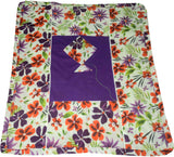 Amita Home Furnishing Cotton Floral Single Bedsheet