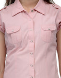 Ausy Women's Solid Casual Shirt