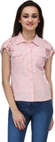 Ausy Women's Solid Casual Shirt