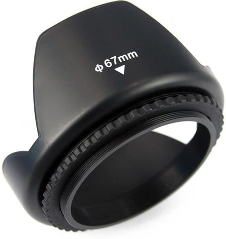 Axcess KF02-006 67mm Petal Plastic  Lens Hood