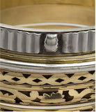 Blueberry Metal Bangle Set
