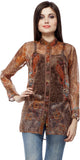 Hyipe Women's Geometric Print Casual Shirt