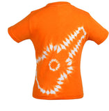 Gkidz Printed Boy's Round Neck Orange T-Shirt