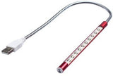 Tapawire Portable USB Flexible Stick Dimmable Touch Switch 10 Super Bright LED Reading Lamp B00 USB Led Light