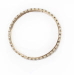 Wecart Alloy Crystal Rose Gold Bangle Set