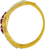The Fine World Metal Zircon Yellow Gold Bracelet