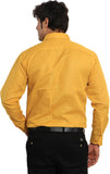 Seven Days Men's Solid Formal Linen Shirt