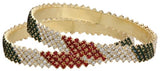 Vaishali Bindi and Bangles Brass, Copper Bangle Set