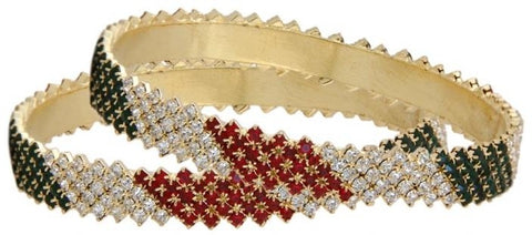 Vaishali Bindi and Bangles Brass, Copper Bangle Set