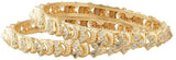 Vaishali Bindi and Bangles Brass, Copper Bangle Set