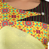 Fab Nisa Self Design Women's Straight Kurta