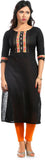 Fab Nisa Solid Women's Straight Kurta