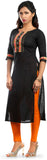 Fab Nisa Solid Women's Straight Kurta