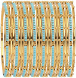 Vaishali Bindi and Bangles Brass, Copper Bangle Set