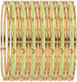 Vaishali Bindi and Bangles Brass, Copper Bangle Set