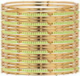Vaishali Bindi and Bangles Brass, Copper Bangle Set