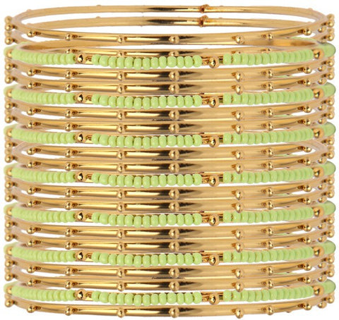 Vaishali Bindi and Bangles Brass, Copper Bangle Set