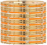 Vaishali Bindi and Bangles Brass, Copper Bangle Set