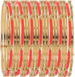 Vaishali Bindi and Bangles Brass, Copper Bangle Set