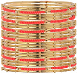 Vaishali Bindi and Bangles Brass, Copper Bangle Set
