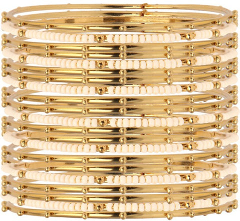 Vaishali Bindi and Bangles Brass, Copper Bangle Set