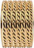 Vaishali Bindi and Bangles Brass, Copper Bangle Set