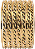 Vaishali Bindi and Bangles Brass, Copper Bangle Set
