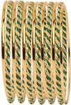 Vaishali Bindi and Bangles Brass, Copper Bangle Set