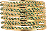 Vaishali Bindi and Bangles Brass, Copper Bangle Set