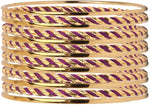 Vaishali Bindi and Bangles Brass, Copper Bangle Set