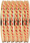 Vaishali Bindi and Bangles Brass, Copper Bangle Set