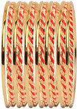 Vaishali Bindi and Bangles Brass, Copper Bangle Set